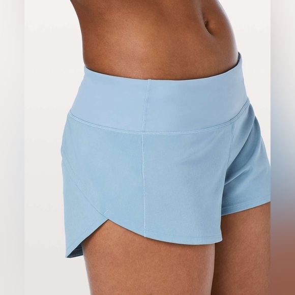 Lululemon Speed Up Short *2.5" Activewear Workout Cascade Blue Women’s Size 4 - Picture 3 of 7